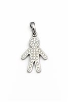 Charm Idee Preziose dal 1987 Woman in White Gold Zircone IP.CHK18B/129